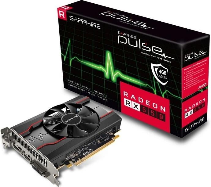 Sapphire Pulse RX 550 Graphics card Radeon | 11268-01-20G