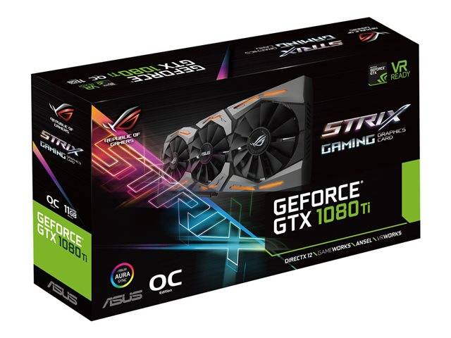 ASUS ROG-STRIX-GTX1080TI-O11G-GAMING Graphics | 90YV0AM0-M0NM00