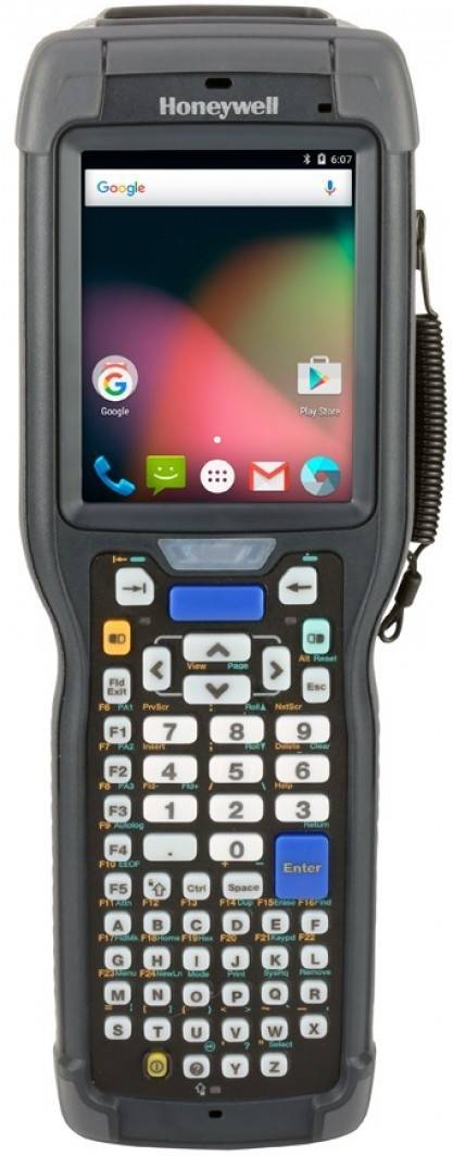 Honeywell ck75 как включить буквы на клавиатуре