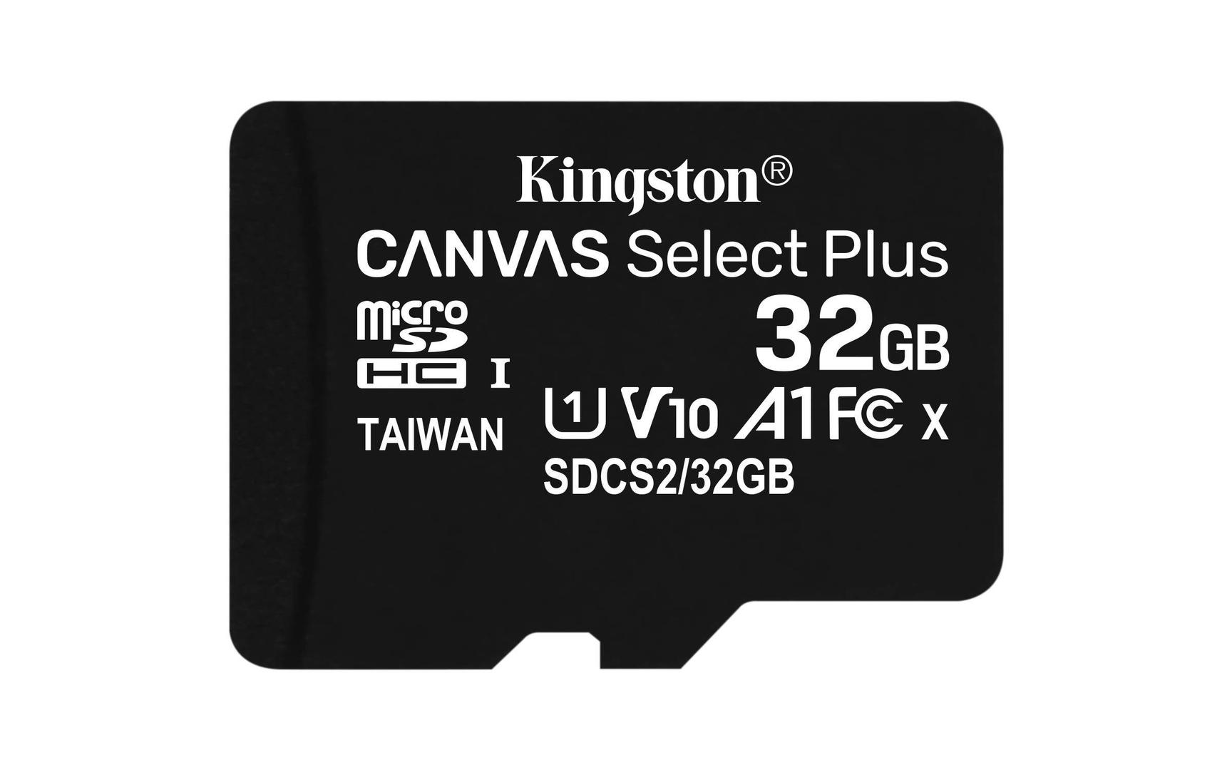 Карта памяти microsd kingston 32gb canvas select plus промо okko sdcs2ok