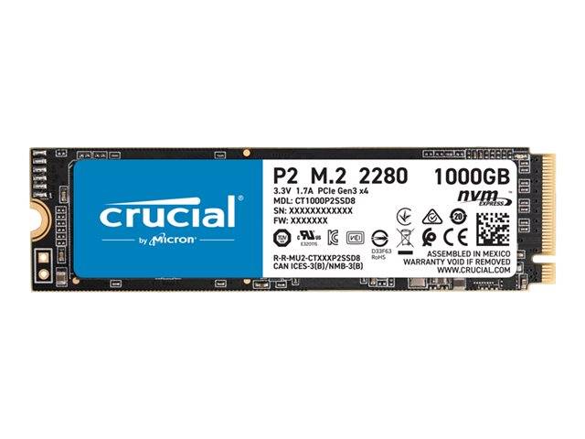 Ssd crucial p2 1tb ct1000p2ssd8 обзор