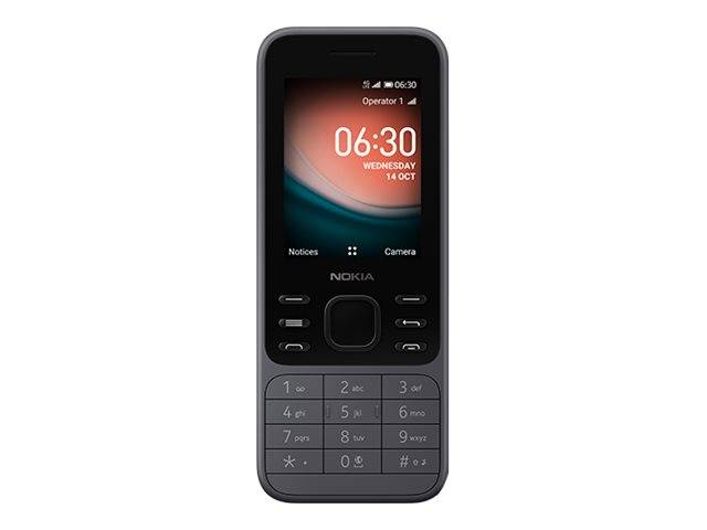 Nokia 6300 4G | Unlocked | International | WiFi Hotspot | Social Apps |  Google Maps and Assistant | Light Charcoal