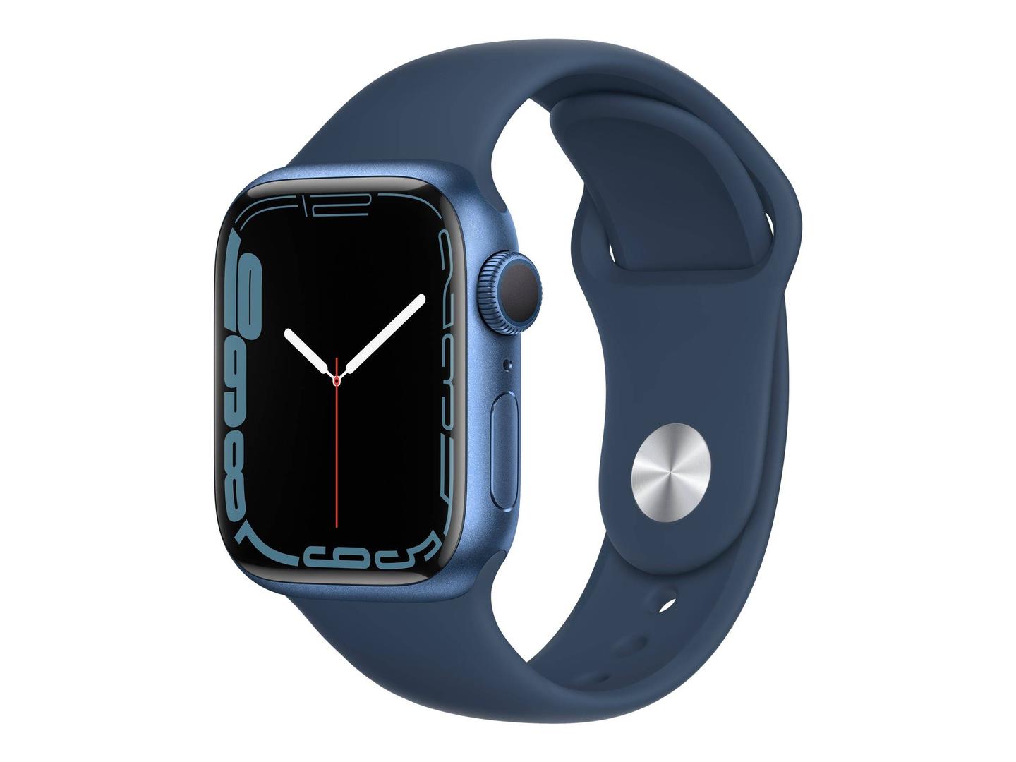 Apple Watch Series 7 GPS 41 mm blue aluminium smart MKN13FD A