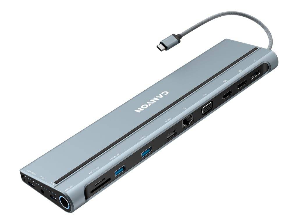 Canyon Docking station USB-C VGA, HDMI, DP | CNS-HDS90