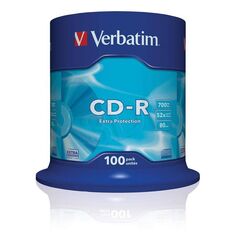 Verbatim 100 x CD-R 700 MB (80min) 52x spindle | 43411