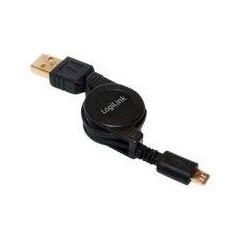 LogiLink USB cable USB (M) to MicroUSB Type B (M) 75 cm CU0090