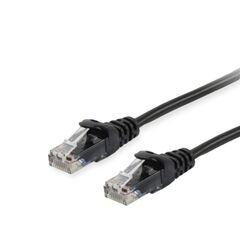 equip Slim / Patch cable / Cat.6A F/FTP Slim Patch Cable, 3.0m, Black