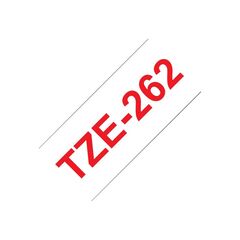 Brother TZe262 Red on white Roll (3.6 cm x 8 m) 1 TZE262