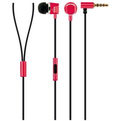 Schwaiger KH410R 531 - KH410 Series - earphones with mic - in-ear - wired - 3.5 mm jack - red | KH410R531, image 