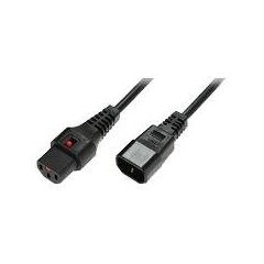 MicroConnect - Power extension cable - IEC 60320 C14  | EK601SW.3