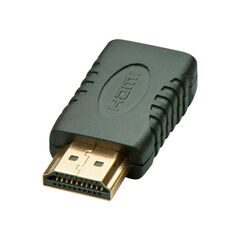 Lindy - HDMI adapter - mini HDMI (F) to HDMI (M) - black | 41208