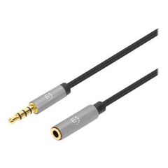 Manhattan Stereo Audio 3.5mm Extension Cable, 3m, Male/F | 356046