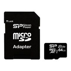 SILICON POWER Elite - Flash memory card (mic | SP064GBSTXBU1V10SP