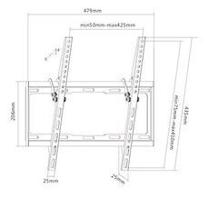 SUNNE 32-55-ET / 35 kg / 81.3 cm (32") / 139.7 cm (55") / 200 x 2