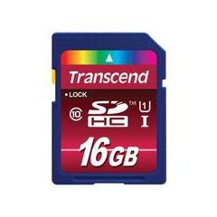 Transcend SDHC Class10 UHS-I (Premium) Flash memory card 16GB (TS16GSDU1), image 