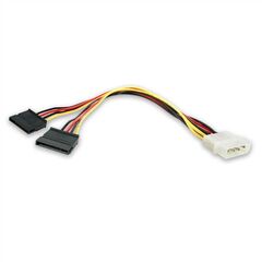 StarTech.com 12in LP4 to 2x SATA Power Y Cable Adapter / Molex to to Dual SATA Power Adapter Splitter / Power adapter   | PYO2LP4SATA, image 