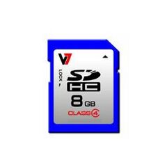 V7 SD CARD 8GB SDHC CL4 (VASDH8GCL4R-2E), image 
