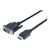 Manhattan HDMI to DVI-D 24+1 Cable, 3m, Male to Male, Bl | 372510