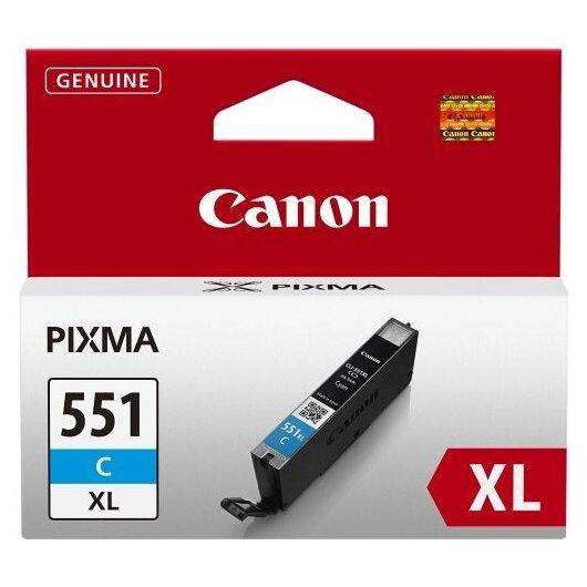 Canon CLI-551C XL High Yield cyan original ink | 6444B001