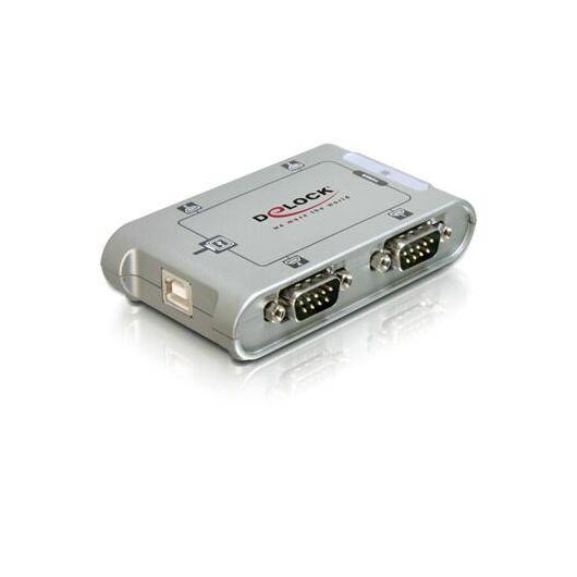 DeLock USB 2.0 to 4 port serial HUB Serial adapter 87414