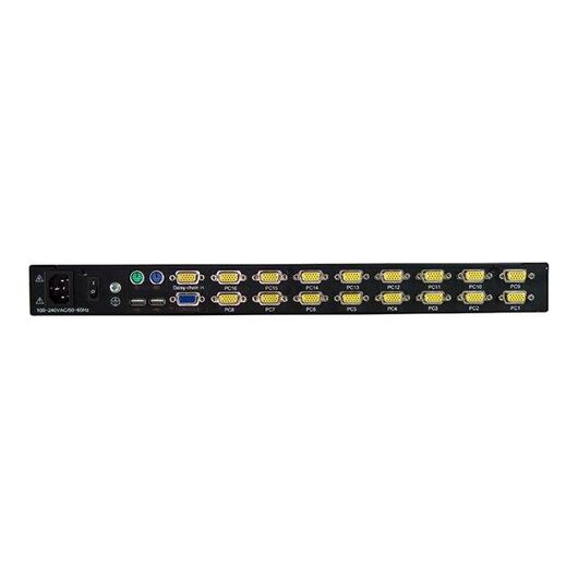 StarTech.com Rackmount KVM Console 1U 19in 16Port RKCONS1916K