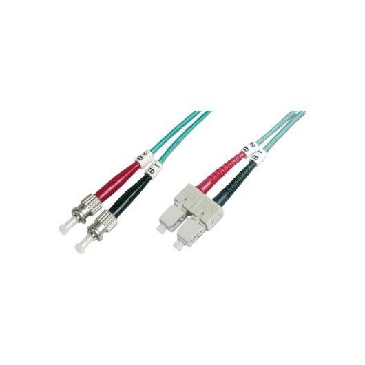 DIGITUS Patch cable ST multi-mode (M) to SC 2m DK-2512-023