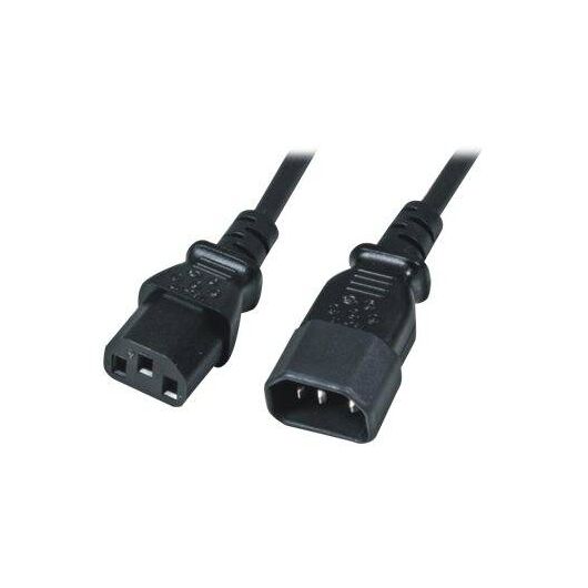 M-CAB Power cable IEC 60320 C13 to IEC 60320 C14 1m 7200469
