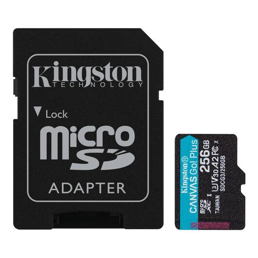 Kingston Flash memory card 256GB to SD SDCG3256GB