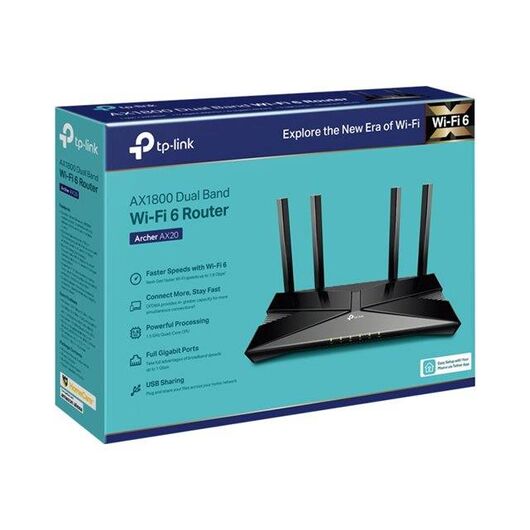 TP-Link Archer AX20 Wireless router 4-port ARCHER AX20