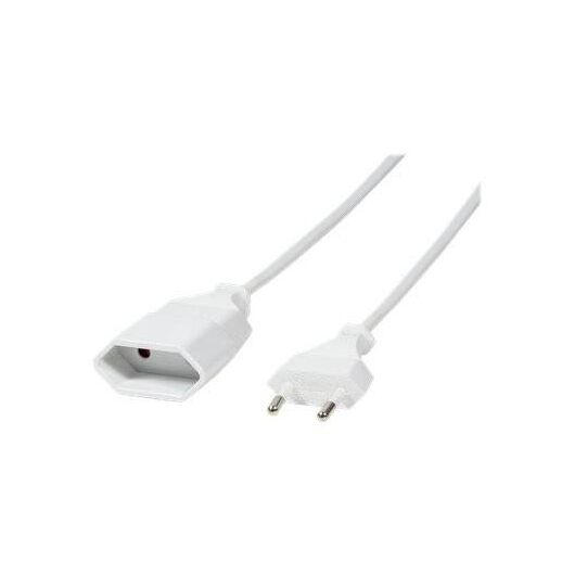 LogiLink Power extension cable Europlug (M) to CP125