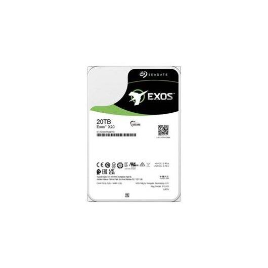 Seagate Exos X20 ST20000NM002D Hard drive 20 TB ST20000NM002D