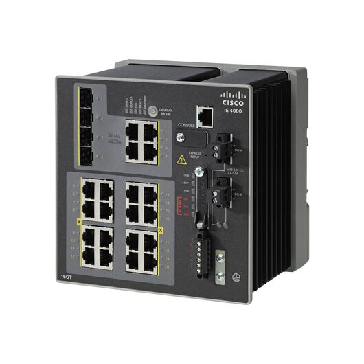 Cisco Industrial Ethernet 4000 Series Switch IE4000-8GT8GP4G-E