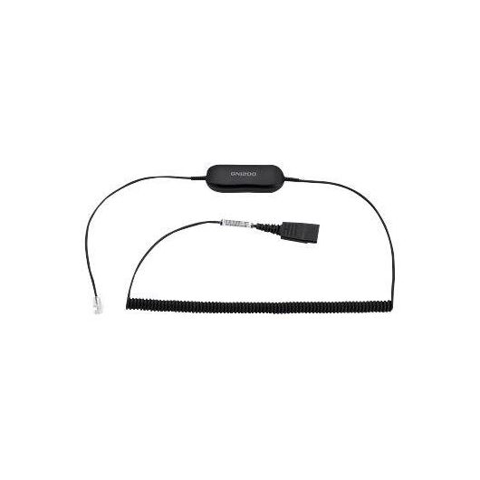Jabra GN1218 AC Attenuation Headset cable Quick 88011102