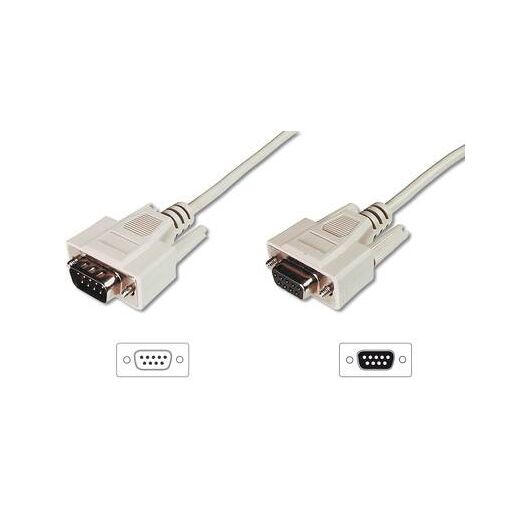 ASSMANN Serial extension cable DB9 (F) to DB9 AK610203050E