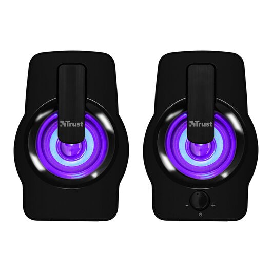 Trust Gemi RGB - Speakers - for PC - 6 Watt (Total) - bla | 22948