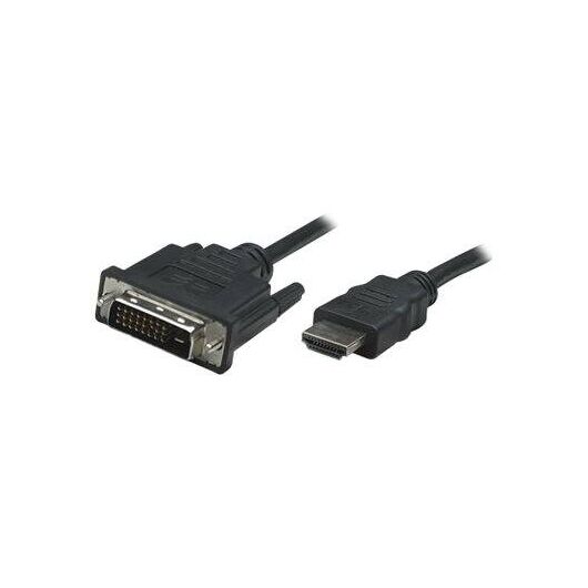 Manhattan HDMI to DVI-D 24+1 Cable, 1m, Male to Male, Bl | 322782