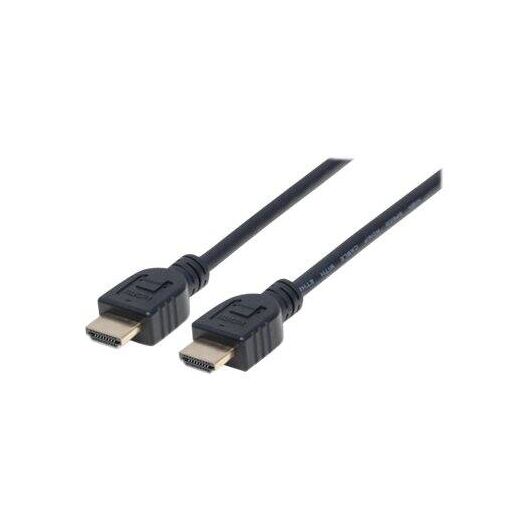 Manhattan HDMI Cable with Ethernet (CL3 rated, suitable  | 353922