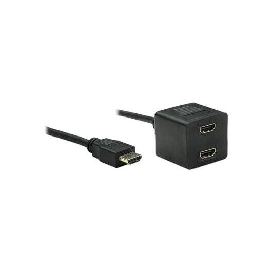 Techly Video Splitter Cable HDMI M to 2 x HDMI  | ICOC-HDMI-F-002