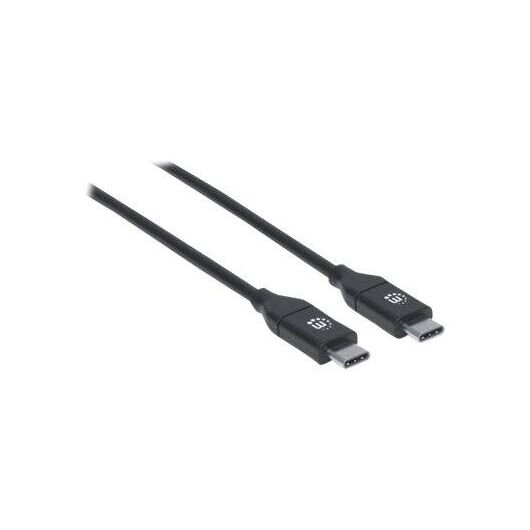 Manhattan USB-C to USB-C Cable, 2m, Male to Male, 480 Mb | 355247