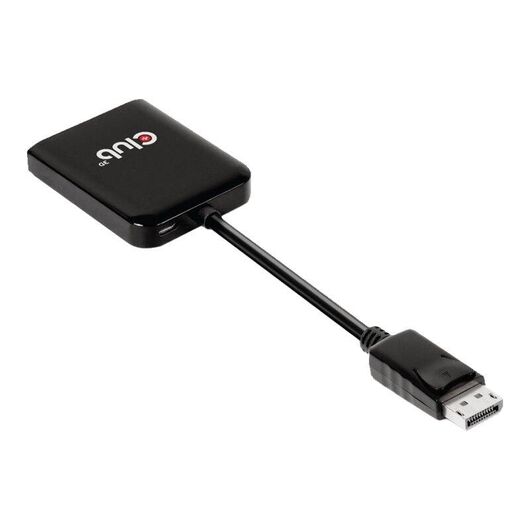 Club 3D CSV-7200 - Video/audio splitter - 2 x DisplayPort - deskt