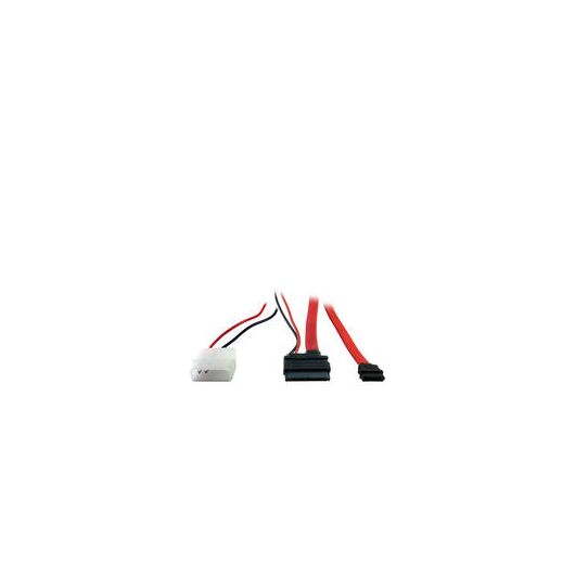 Inter-Tech - SATA cable - Slimline SATA to SATA, 2 pin | 88885264
