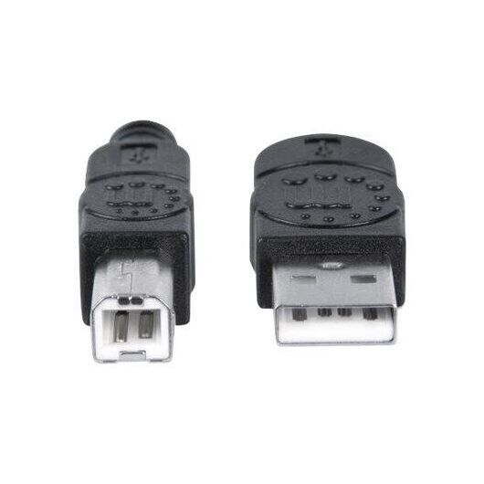 Manhattan USB-A to USB-B Cable, 1m, Male to Male, 480 Mb | 306218