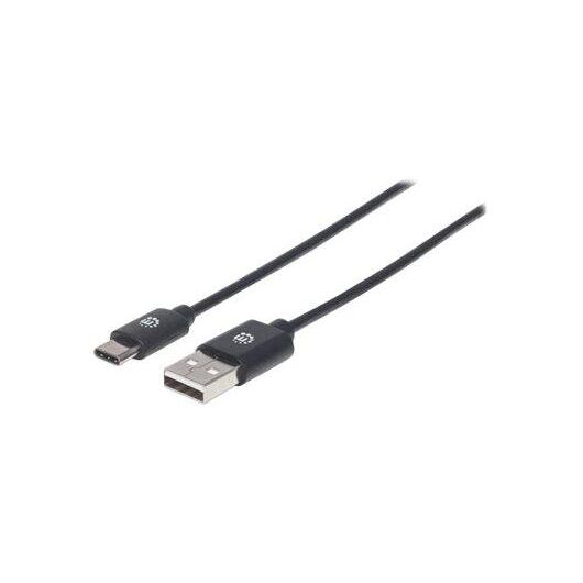 Manhattan USB-C to USB-A Cable, 1m, Male to Male, 480 Mb | 353298