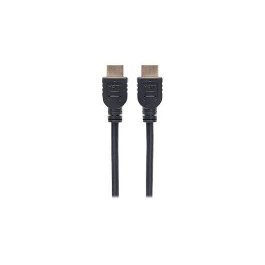 Manhattan HDMI Cable with Ethernet (CL3 rated, suitable  | 353953