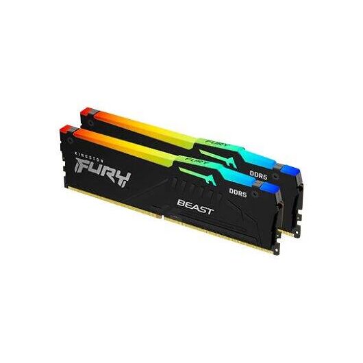 Kingston FURY Beast RGB - DDR5 - kit - 64 GB 2 | KF548C38BBAK2-64