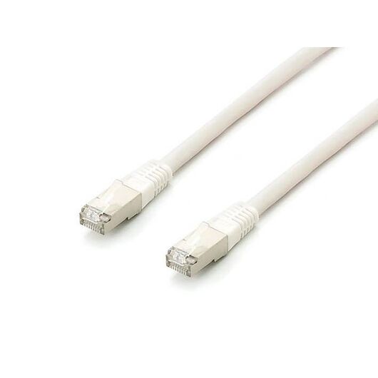 Equip Cat.6A Platinum SFTP Patch Cable, White, 0.25m, 645613