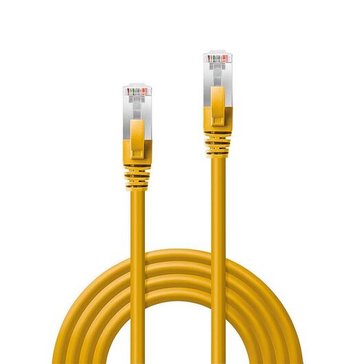 Lindy 1m Cat.6A SFTP LSZH Patch Cable Yellow 47862