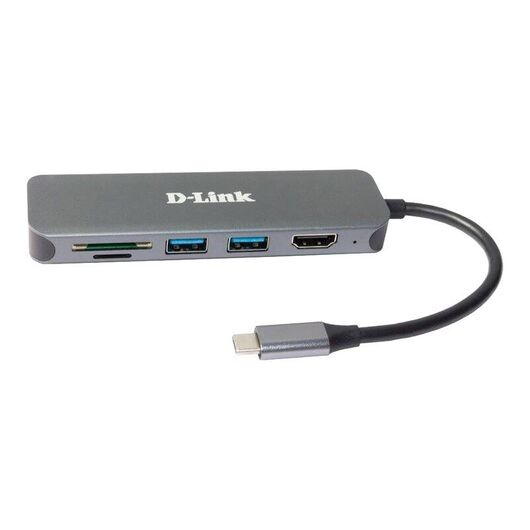 D-Link DUB-2327 - Docking station - USB-C / Thunderbolt 3 - HDMI