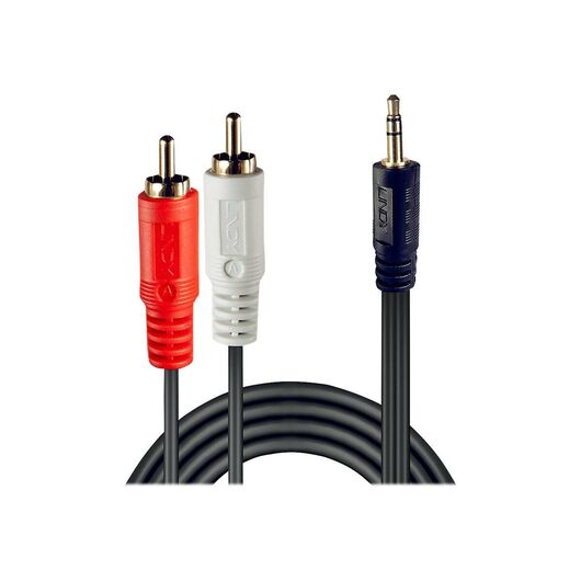 Lindy Premium - Audio cable - RCA x 2 (M) to stereo mini  | 35687