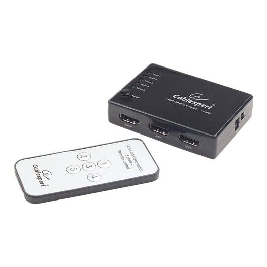 Cablexpert DSW-HDMI-53 - Video/audio switch - 5 x HDMI - desktop